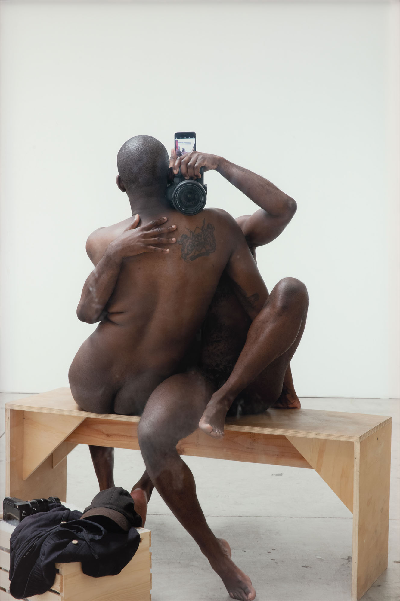 Paul Mpagi Sepuya, Figure (0x5A0918), 2019; San Francisco Museum of Modern Art, Accessions Committee Fund purchase, by exchange, through a gift of Michael D. Abrams; © Paul Mpagi Sepuya; photo: Katherine Du Tiel